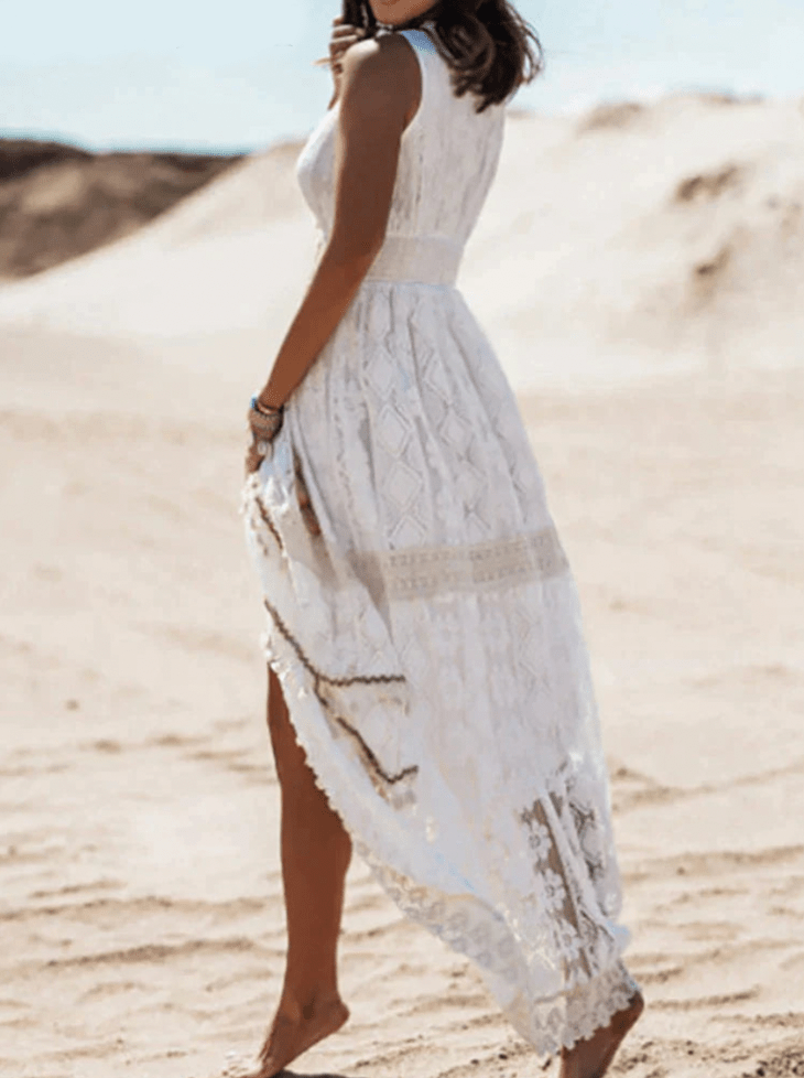 Boho lace dress for women