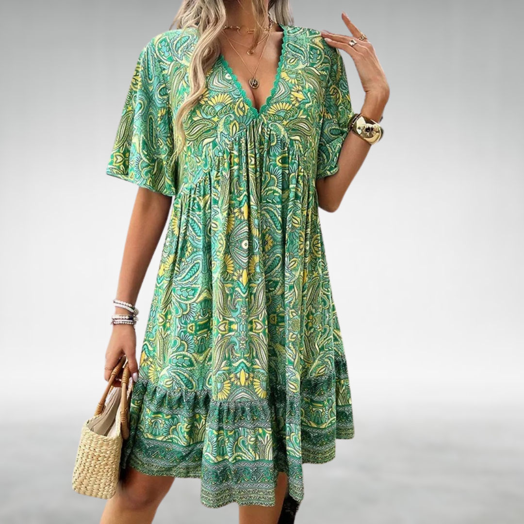Boho Swing Dress for Women