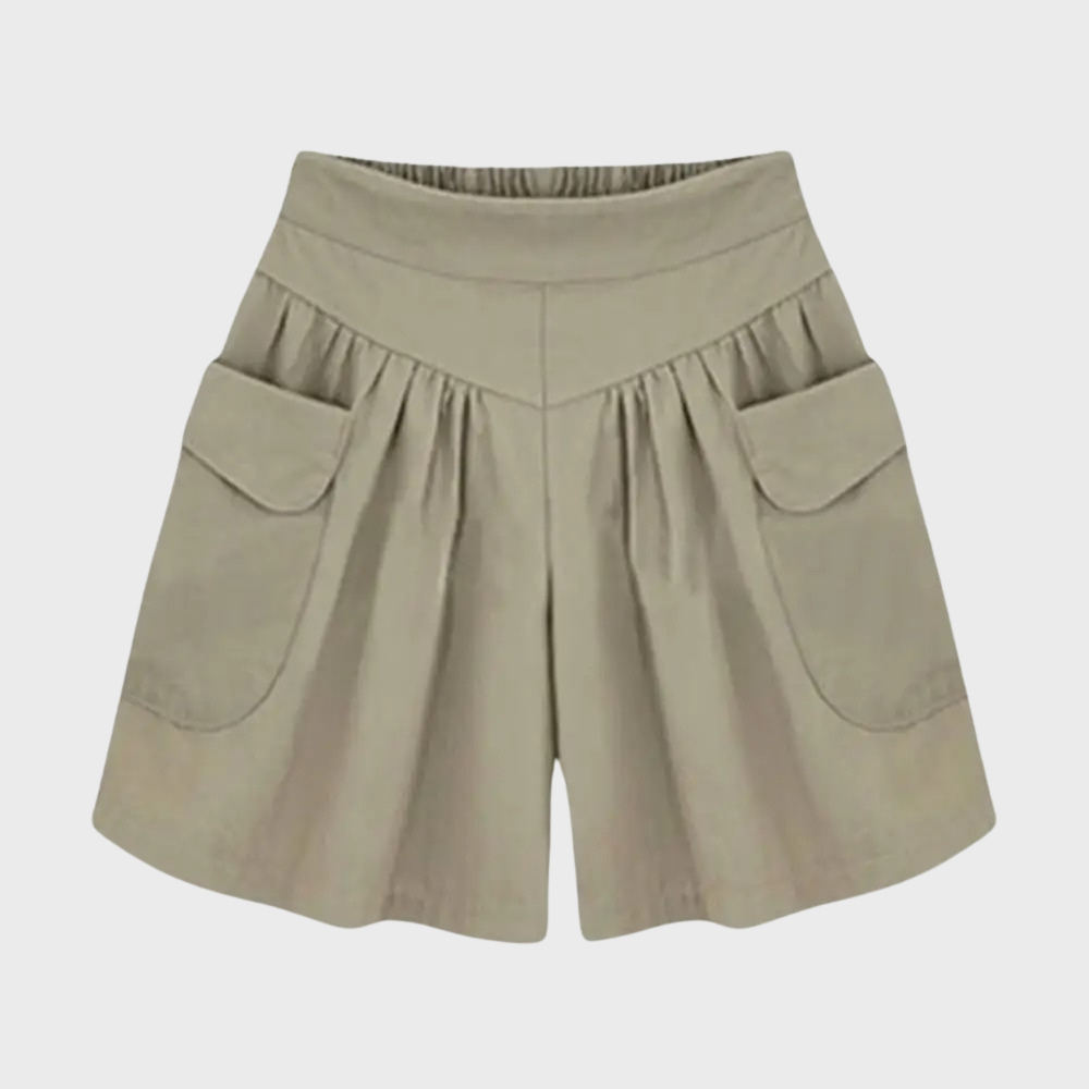 Variant image for Damen Shorts Armeegrün Größe M 96% Spandex - Kurze Hosen für Damen, Bequeme Shorts für Freizeit und Sport-28