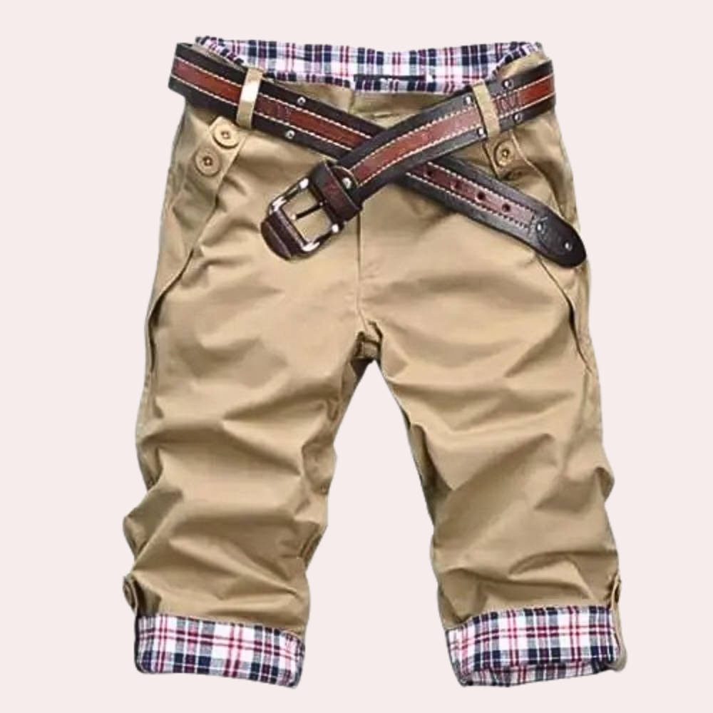Variant image for Herren Shorts Beige Größe M Baumwolle - Kurze Hosen für Herren, Bequeme Frachtshorts, Alltagstauglich-9