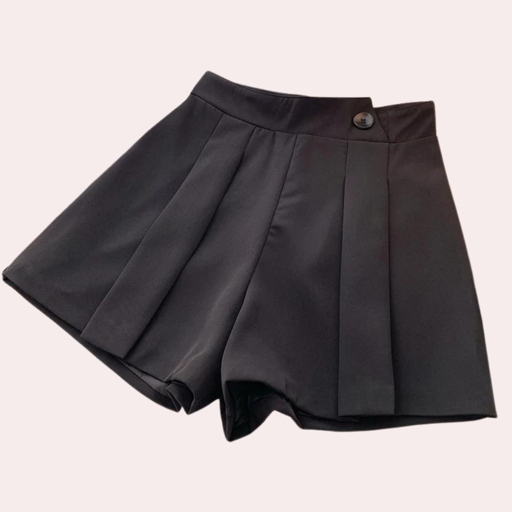 Variant image for Damen Shorts Beige Größe M Baumwolle Weite Beine-5