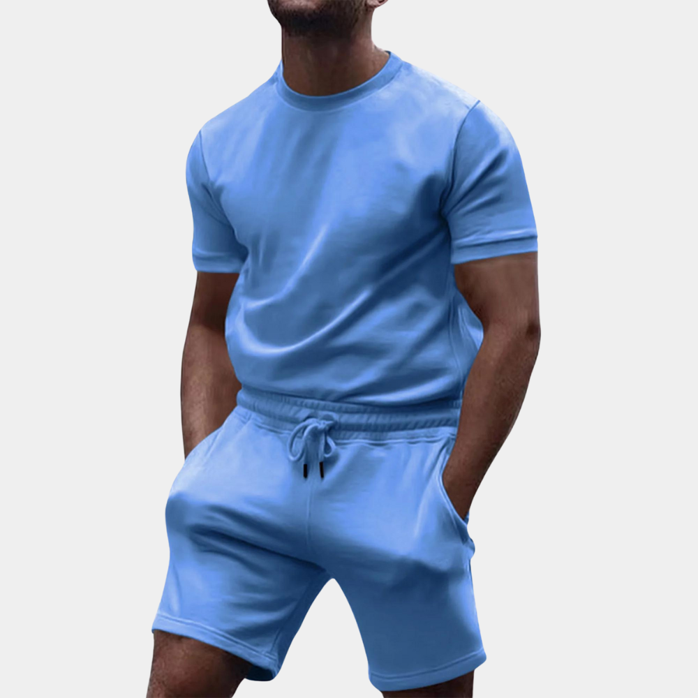 Variant image for Herren Casual Set Grau Größe M Baumwolle-6