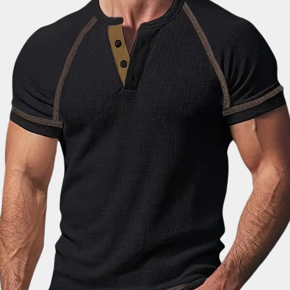Variant image for Herren T-Shirt Schwarz Größe M Baumwolle Kurzarm Atmungsaktiv Stylisch-7