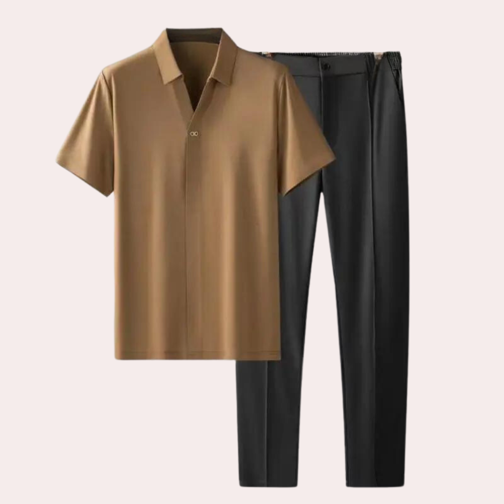 Variant image for Herren Freizeit Set Schwarz Größe M Baumwolle-7