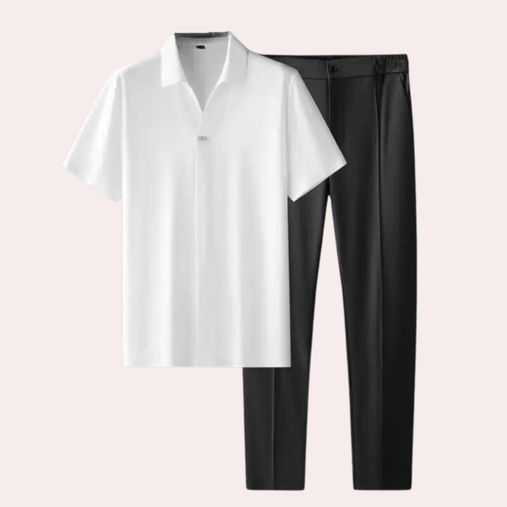 Variant image for Herren Freizeit Set Schwarz Größe M Baumwolle-13