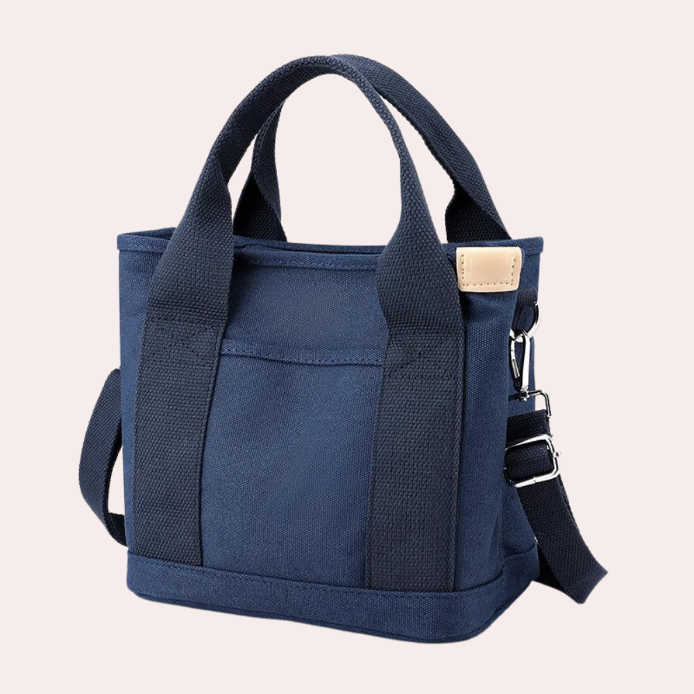 Variant image for Damen Umhängetasche Schwarz Größe M Leinwand - Stilvolle Crossbody Bag für Alltag und besondere Anlässe-5