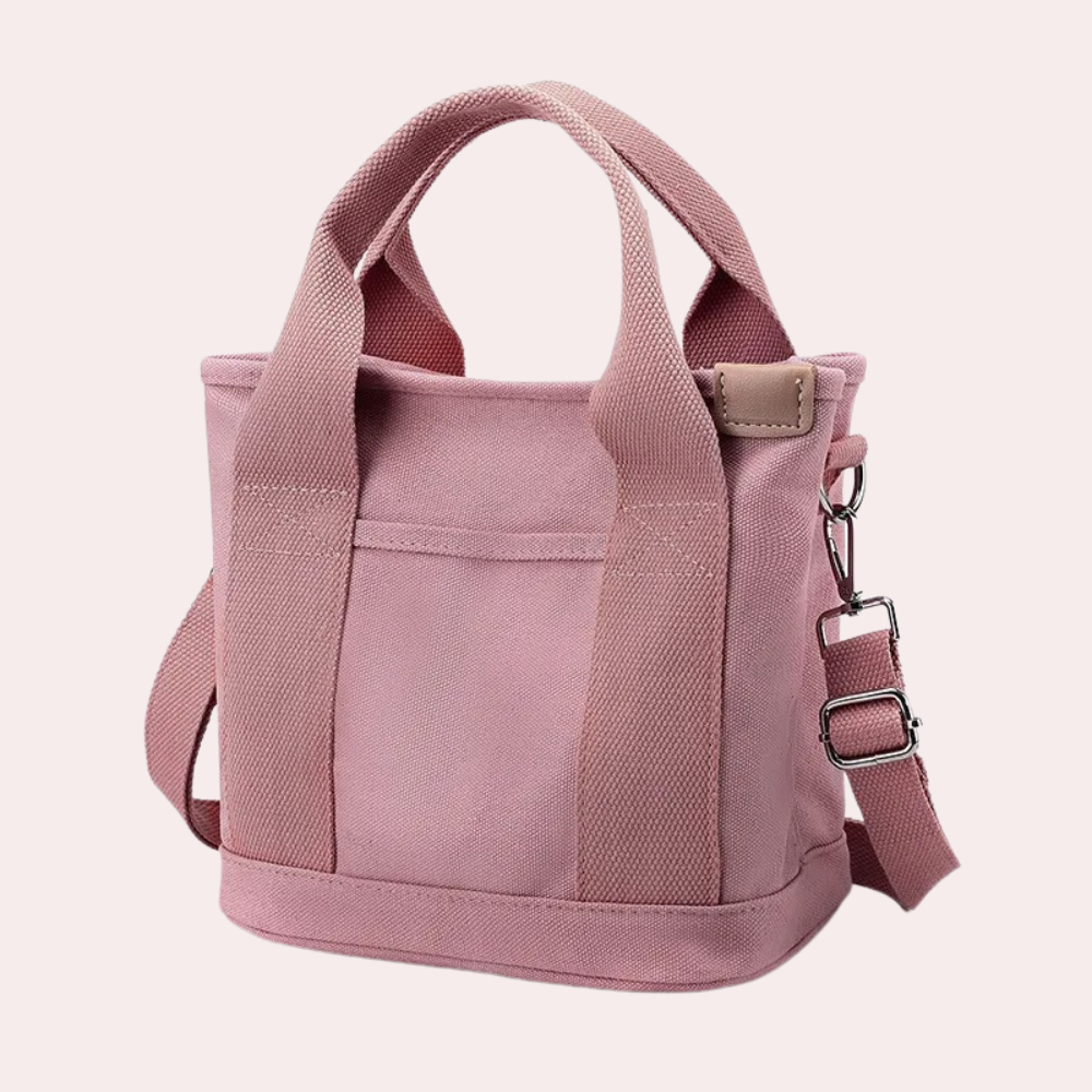 Variant image for Damen Umhängetasche Schwarz Größe M Leinwand - Stilvolle Crossbody Bag für Alltag und besondere Anlässe-3