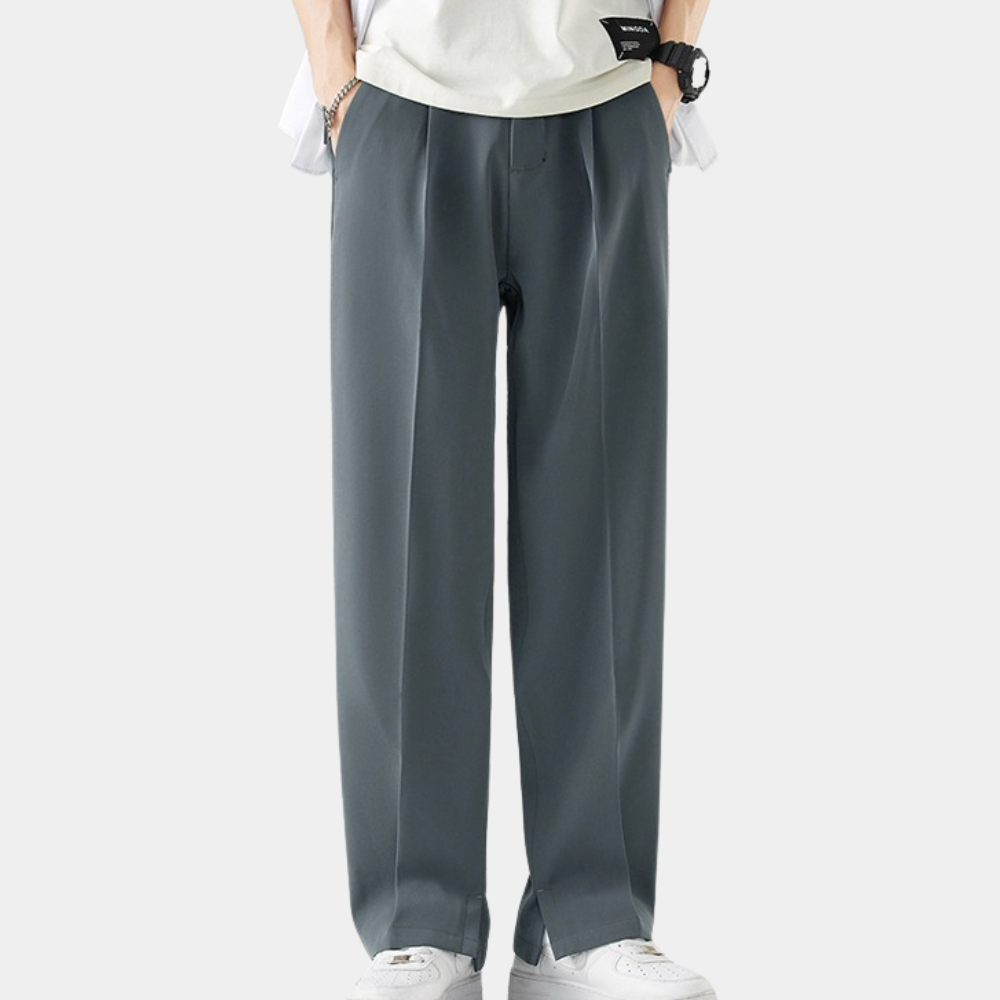 Variant image for Herren Hose Schwarz Größe L Baumwolle - Casual Hosen für Herren mit Elastischem Bund-16