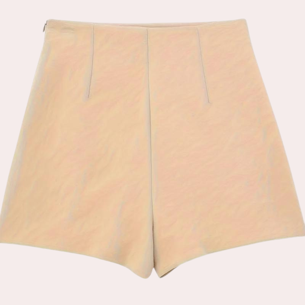 Zave | Damen Shorts Asymmetrisch Polyester