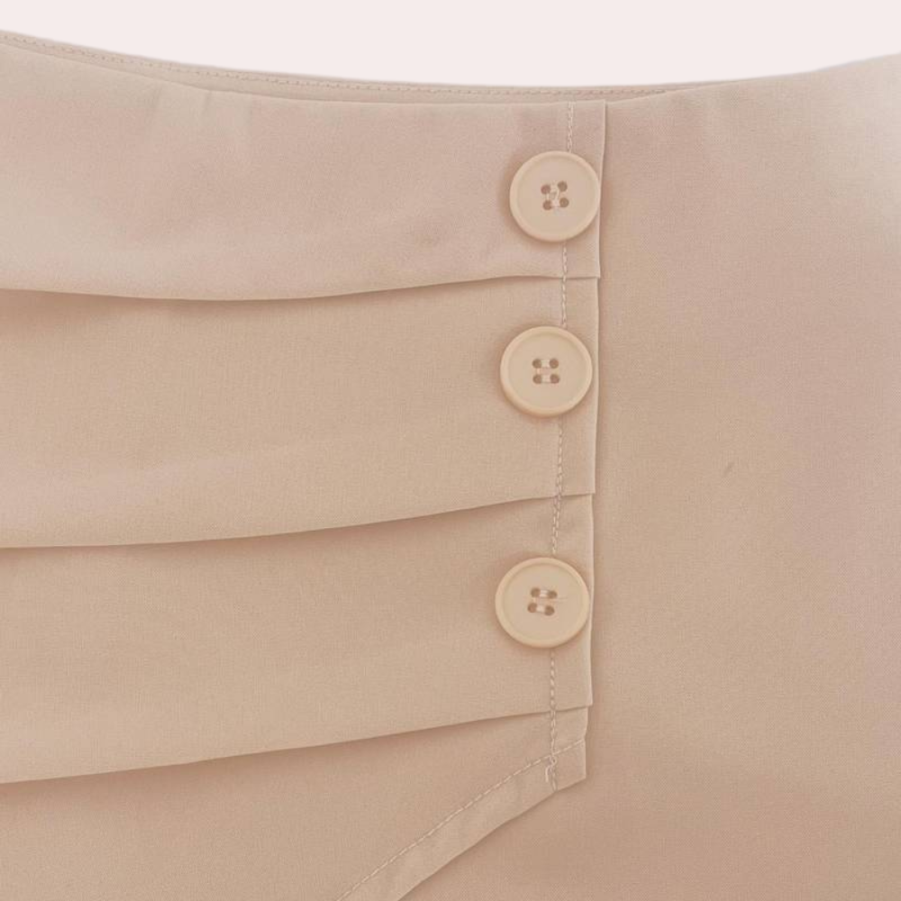 Zave | Damen Shorts Asymmetrisch Polyester
