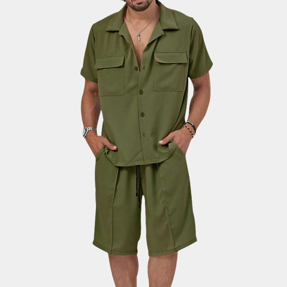 Pepijn | Herren Set Polo und Shorts