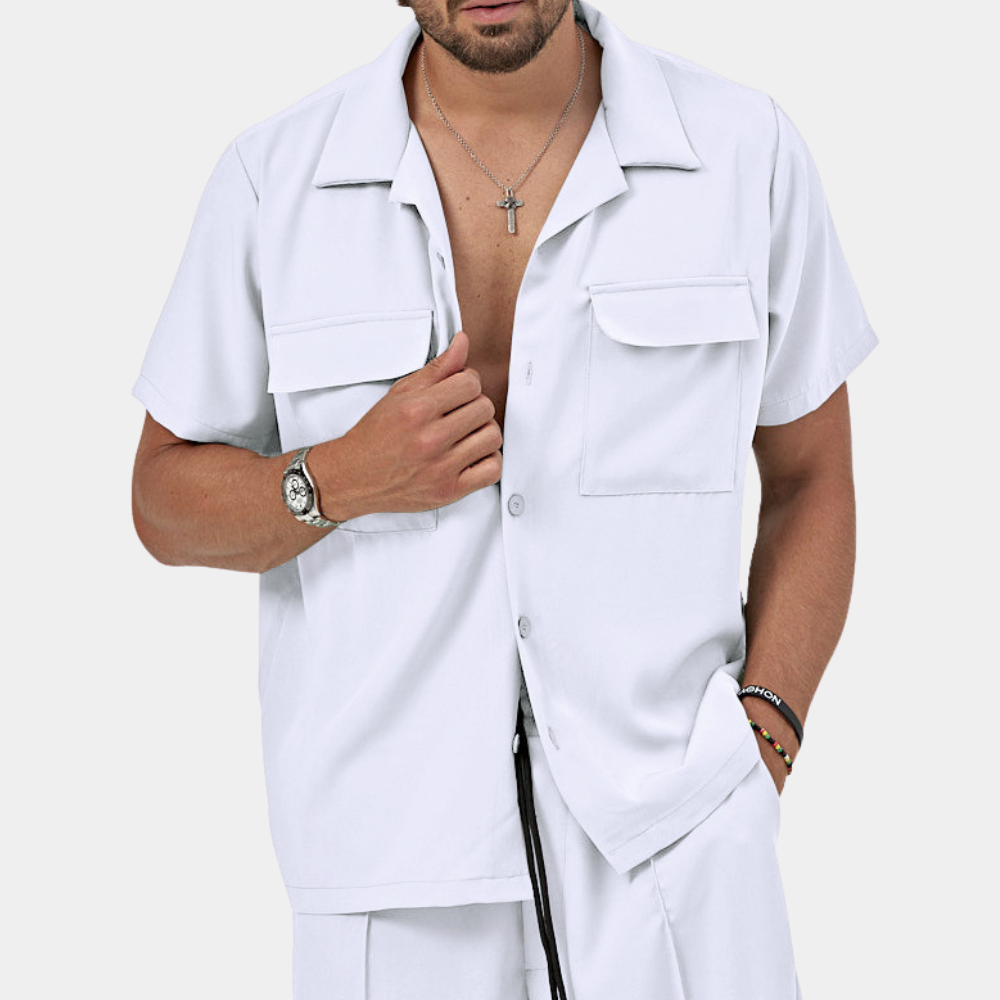 Pepijn | Herren Set Polo und Shorts