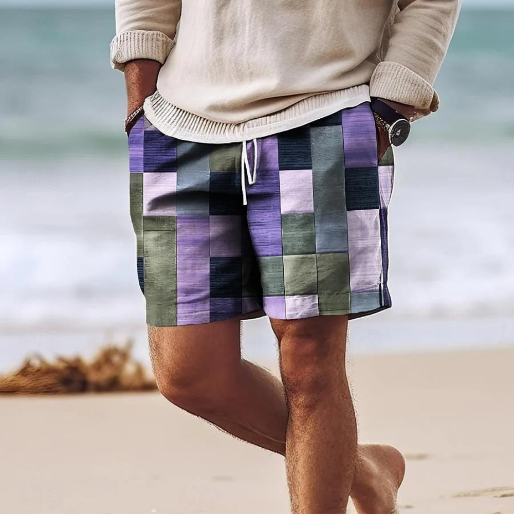 Variant image for Männer Badehosen Blau Größe M Polyester - Bequeme Schwimmshorts für Herren mit Elastischem Bund und Taschen-16