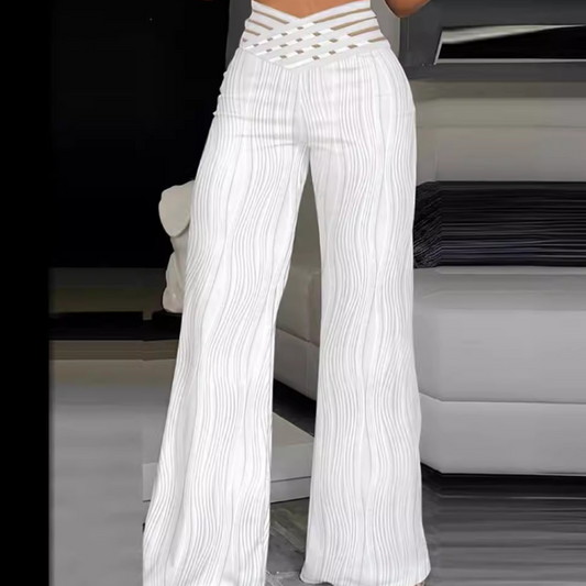 Eva | Hochtaillierte Damenhose