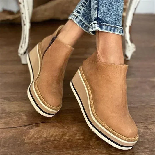 Carina  | Trendige Lederstiefel für Frauen
