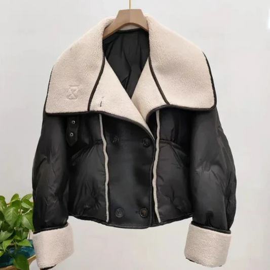 Elegant and warm aviator jacket