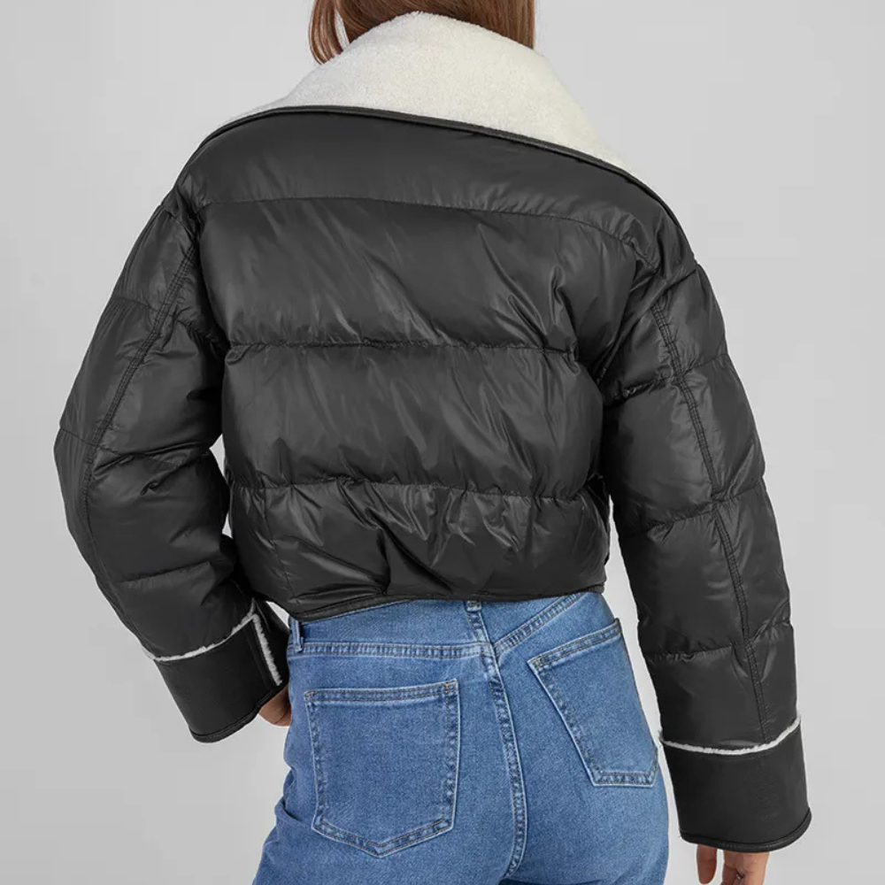 Elegant and warm aviator jacket