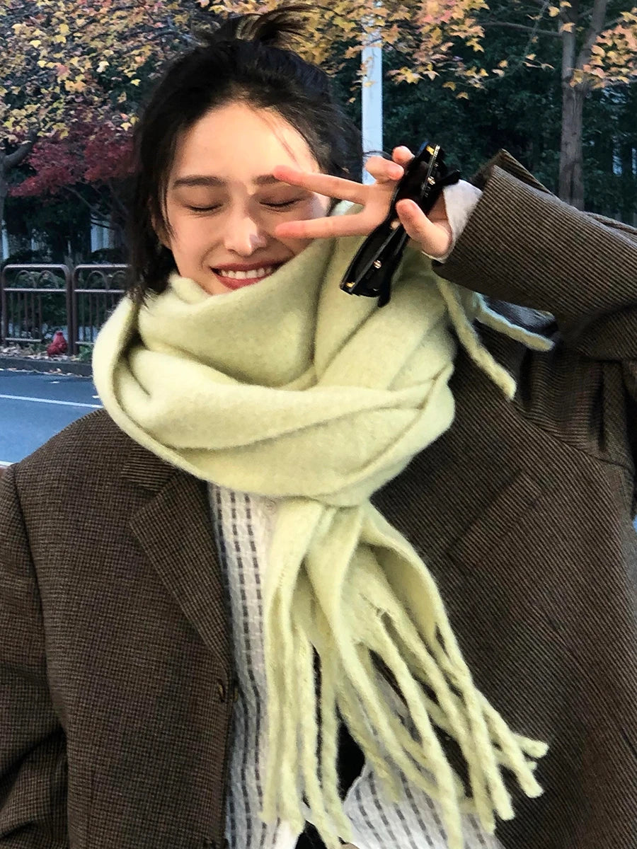 Coco Damen Pashmina Schal – Weich, Warm und Modisch mit Fransen für Winterkomfort und Stil [schal] [schal damen] [pashmina schal] [elegant] 3