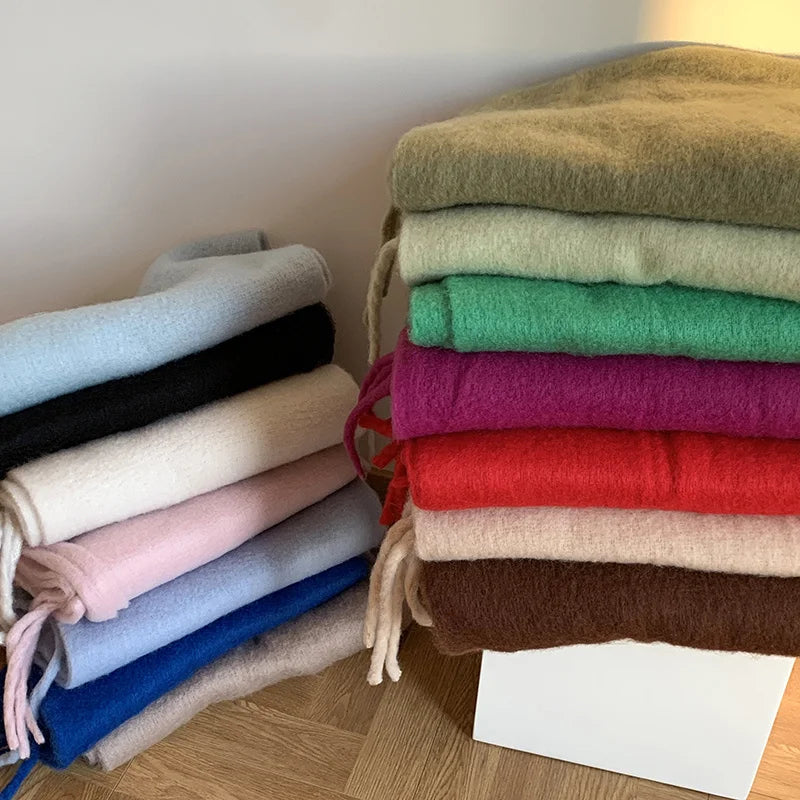 Coco Damen Pashmina Schal – Weich, Warm und Modisch mit Fransen für Winterkomfort und Stil [schal] [schal damen] [pashmina schal] [elegant] 6