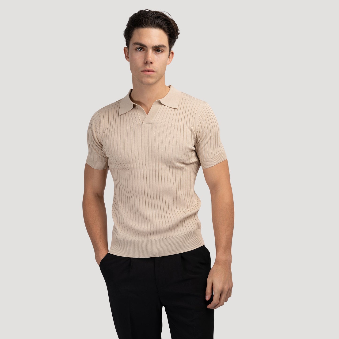 Bo | Klassisches Strick-Poloshirt für Männer