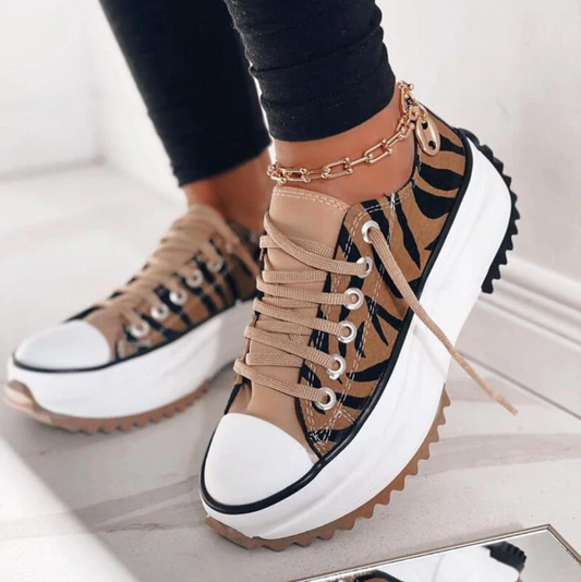 Damen Chunky Sole Sneakers für Komfort und Stil