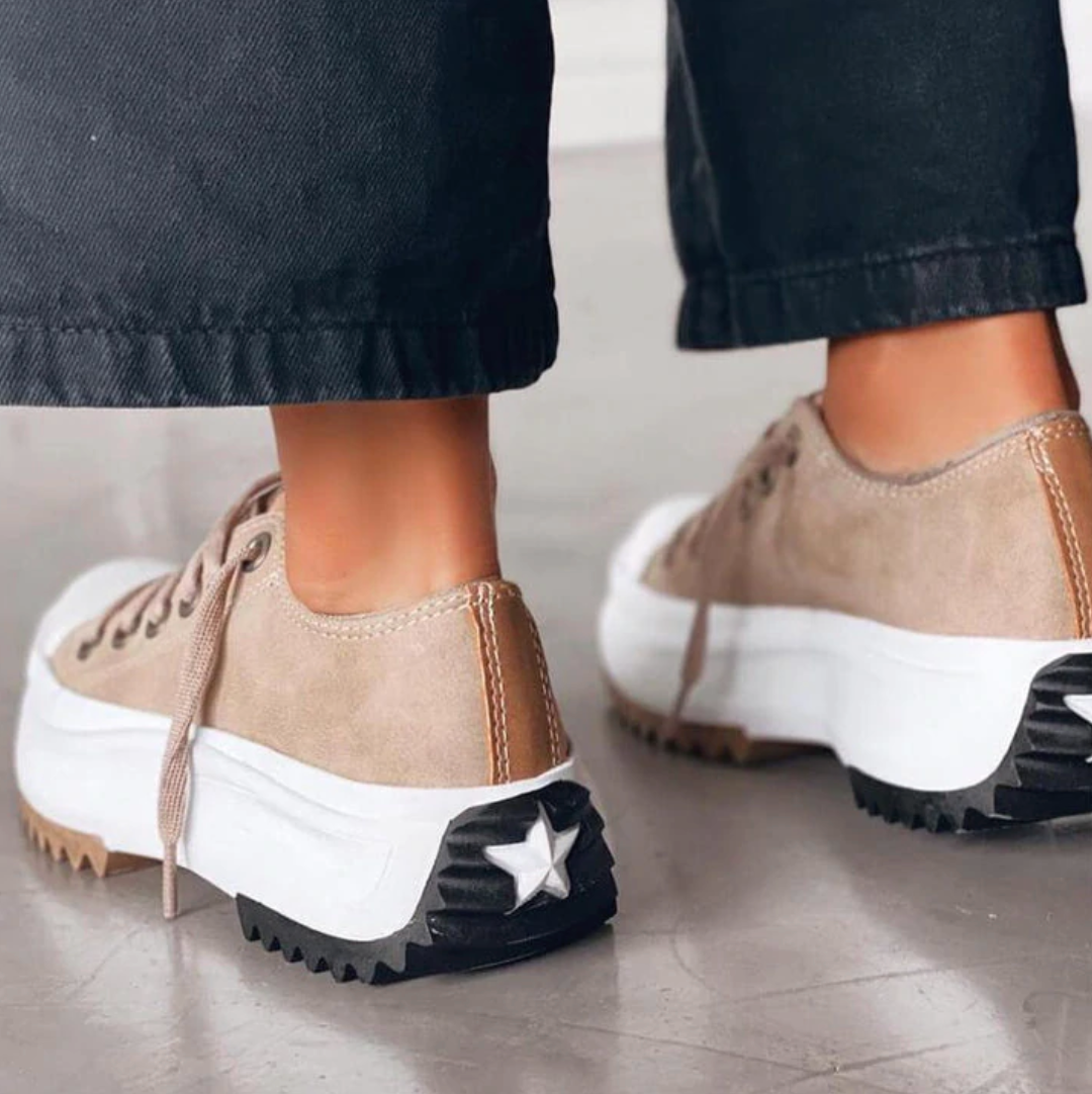 Damen Chunky Sole Sneakers für Komfort und Stil