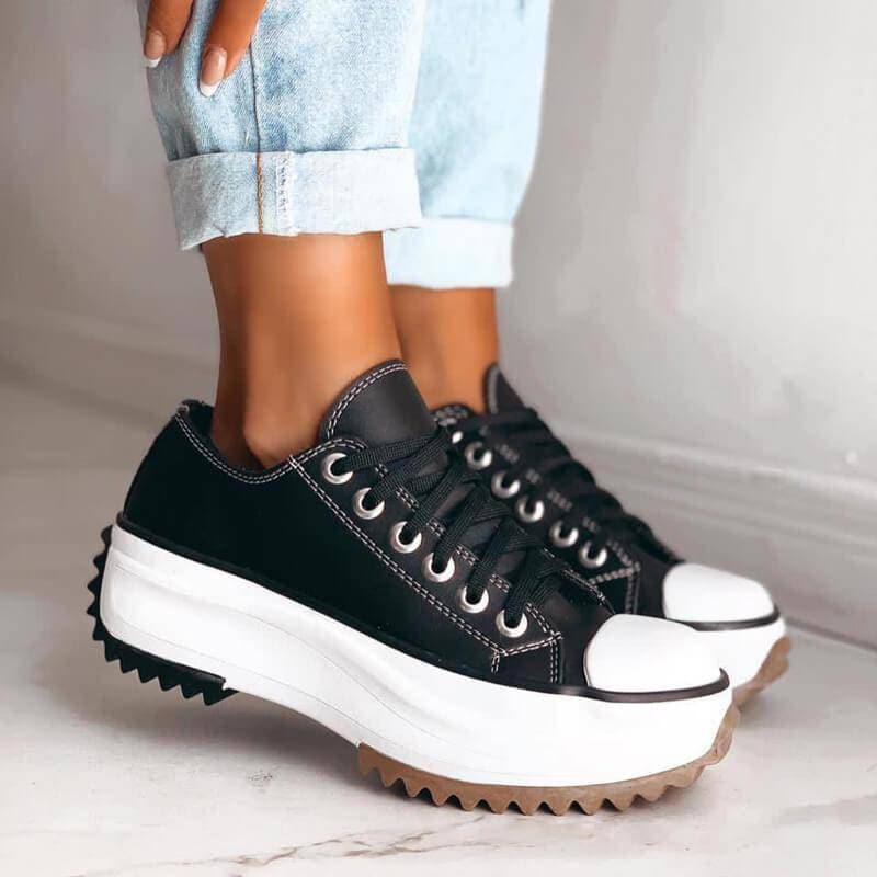 Damen Chunky Sole Sneakers für Komfort und Stil