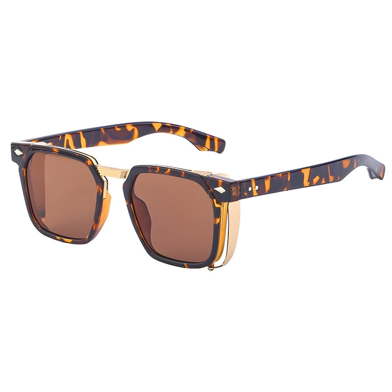 Geometric sunglasses with UV400 protection