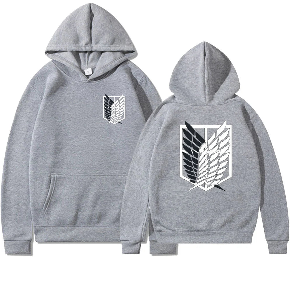 Hoodie mit Attack on Titan Design