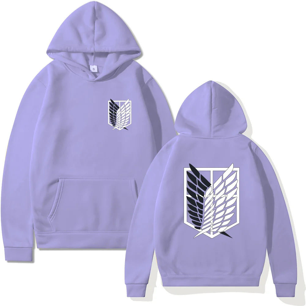 Hoodie mit Attack on Titan Design
