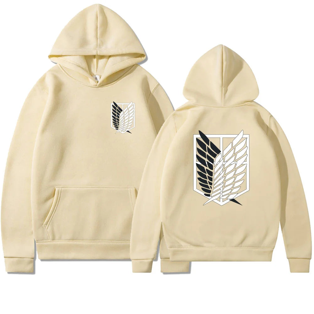 Hoodie mit Attack on Titan Design