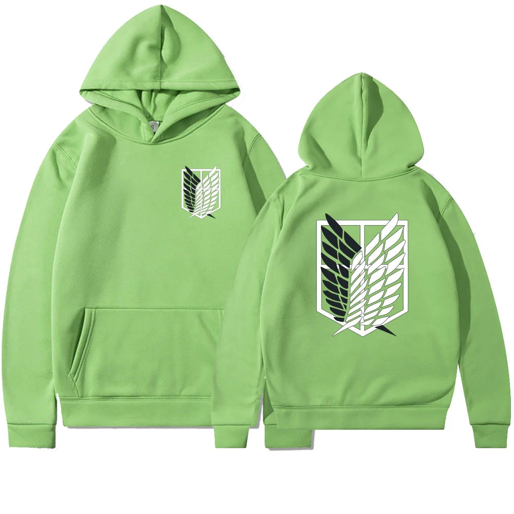 Hoodie mit Attack on Titan Design