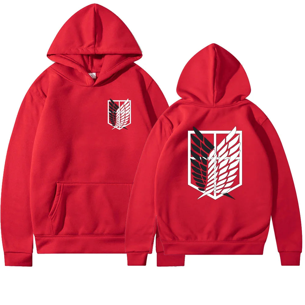 Hoodie mit Attack on Titan Design