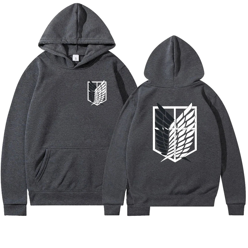 Hoodie mit Attack on Titan Design