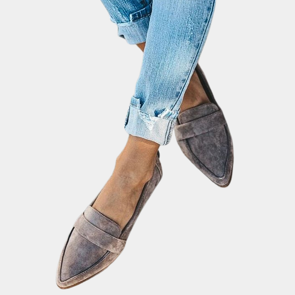 Damen Loafer im Wildleder