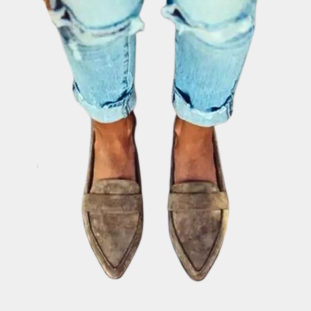 Damen Loafer im Wildleder