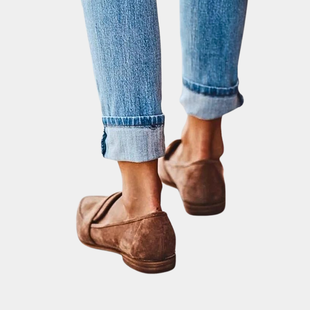 Damen Loafer im Wildleder