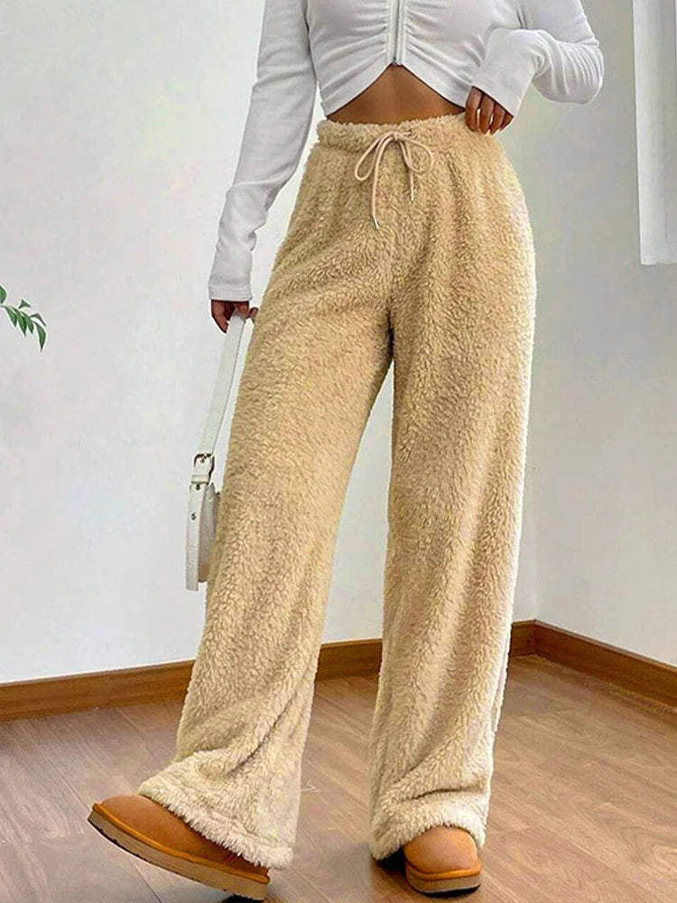 Pantaloni da donna slim fit con coulisse