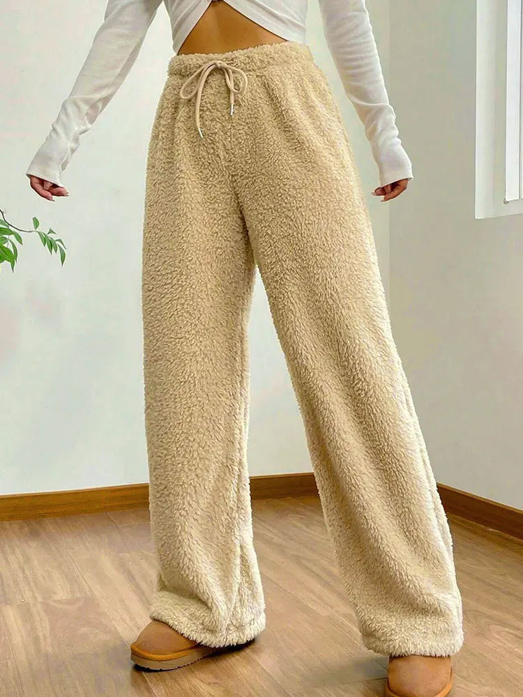 Pantaloni da donna slim fit con coulisse