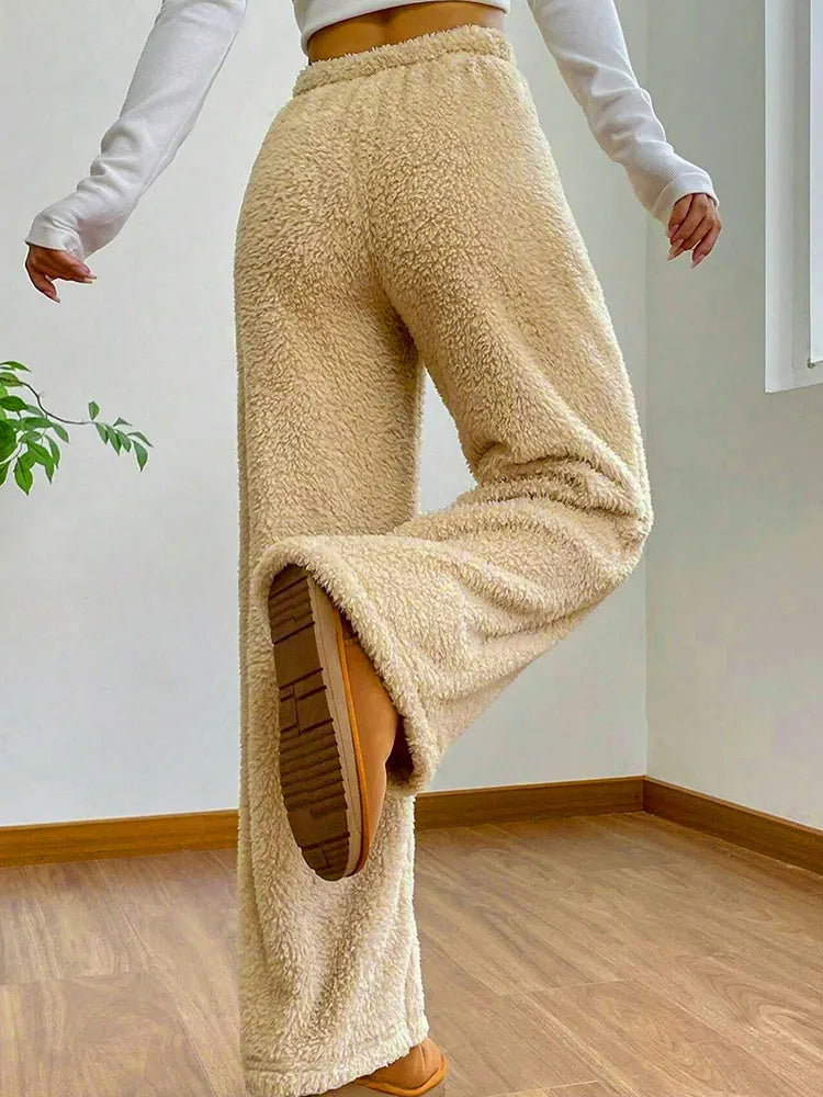 Pantaloni da donna slim fit con coulisse
