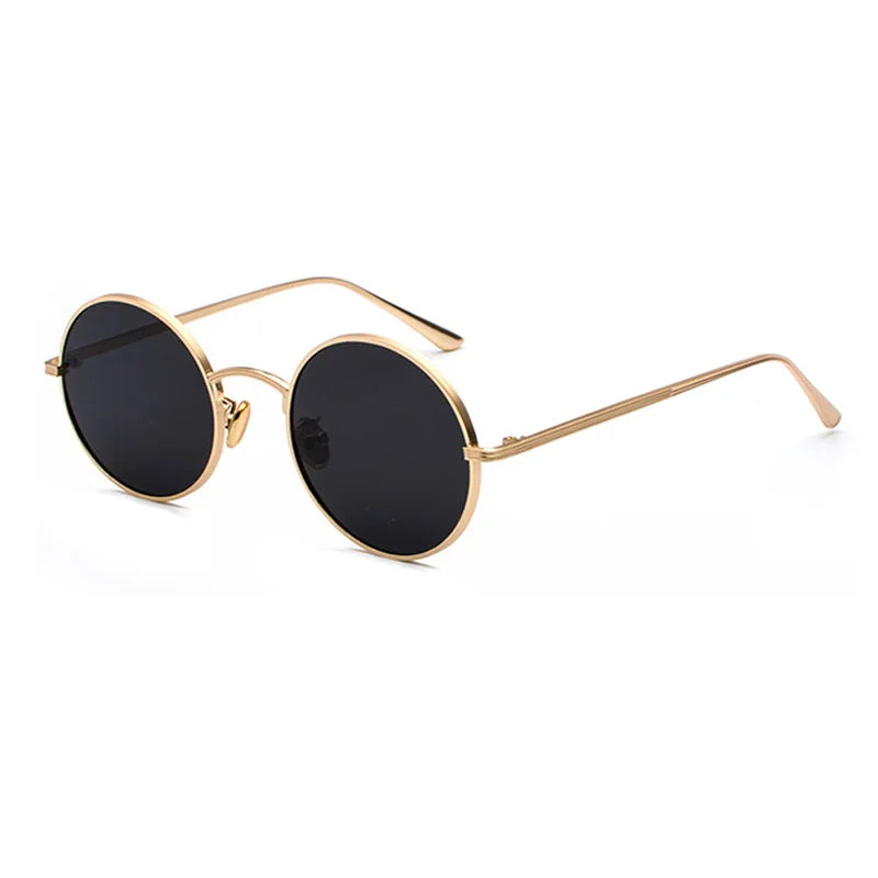 Women's Round Design Sunglasses with UV Protection
