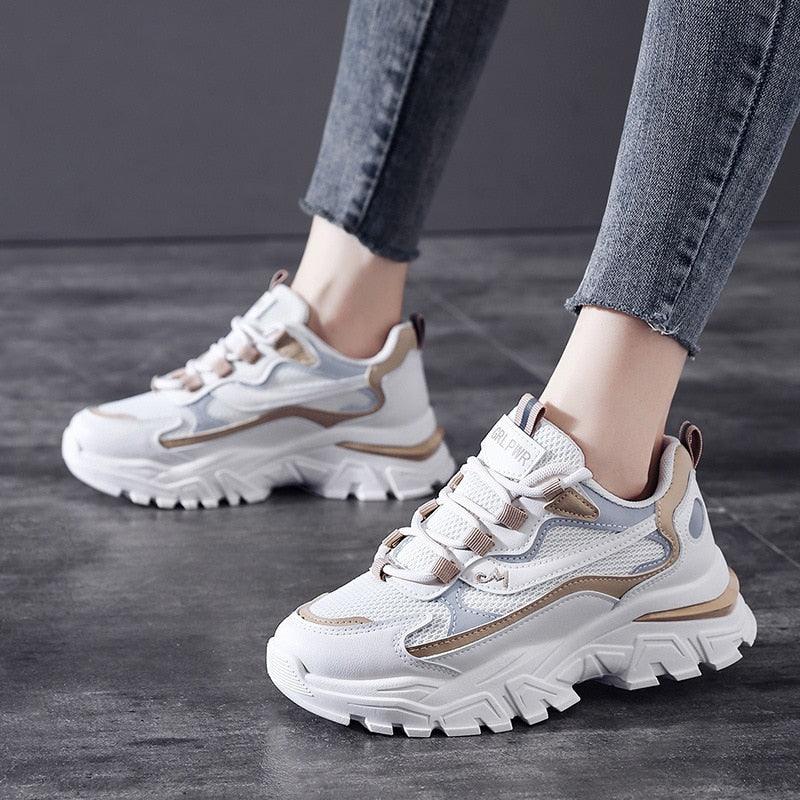 Damen Wedge Sneakers