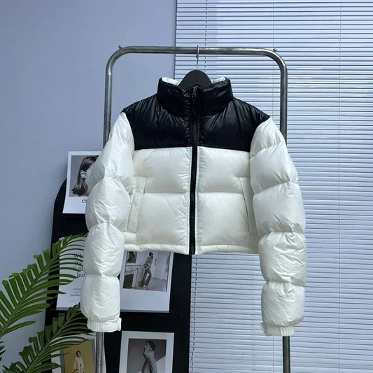 Women's winter jacket made of duck down