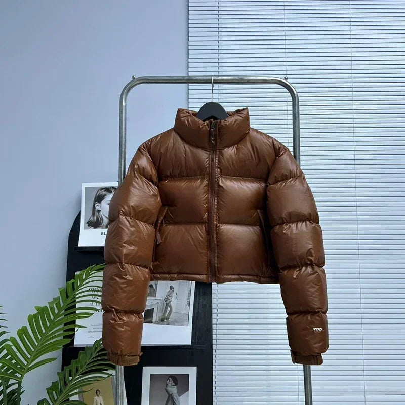 Women's winter jacket made of duck down