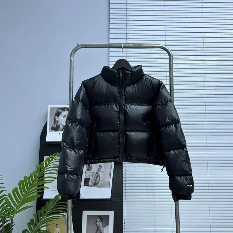 Women's winter jacket made of duck down