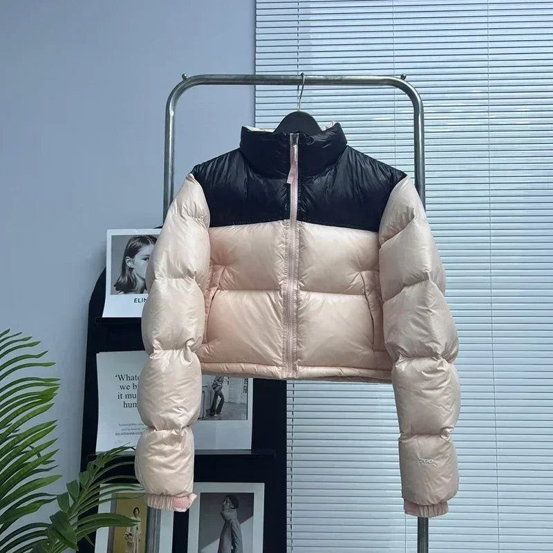 Women's winter jacket made of duck down