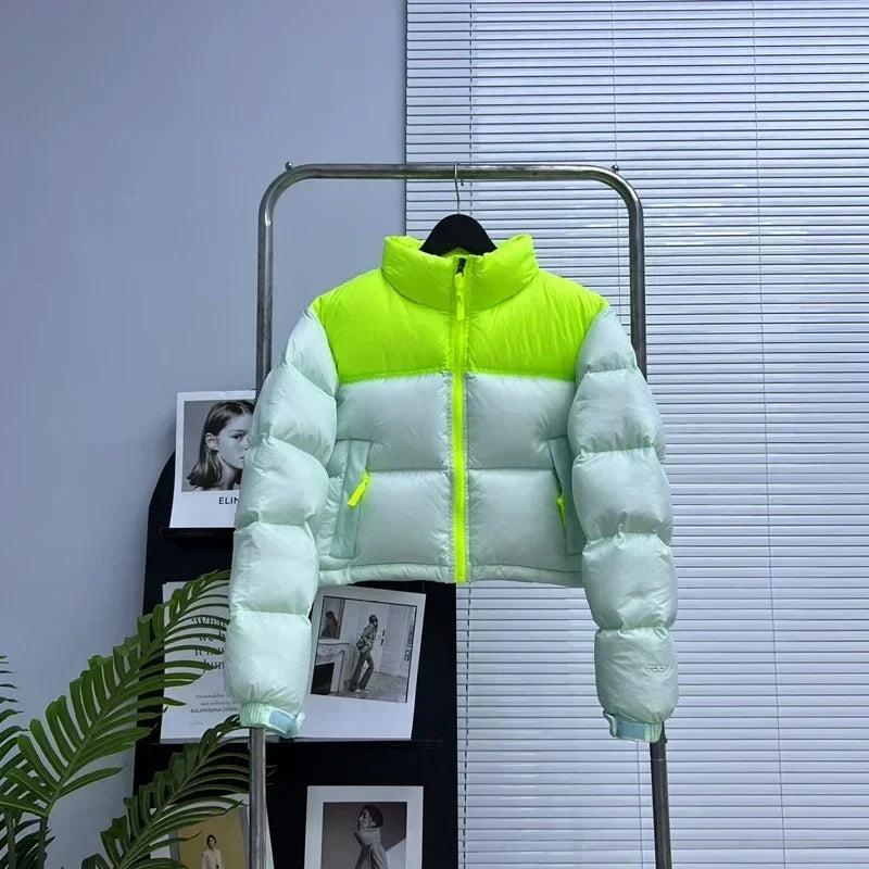 Women's winter jacket made of duck down