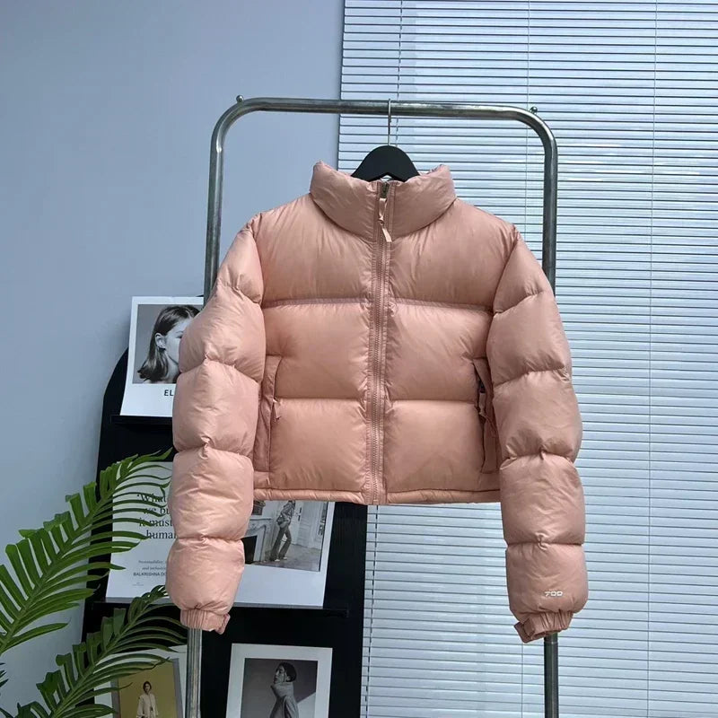 Women's winter jacket made of duck down