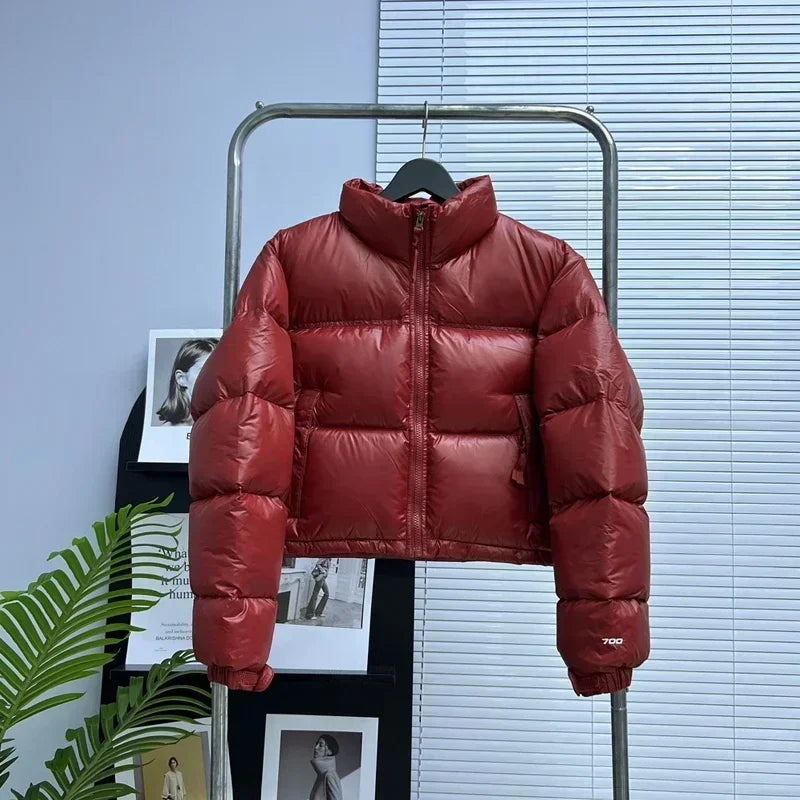 Women's winter jacket made of duck down