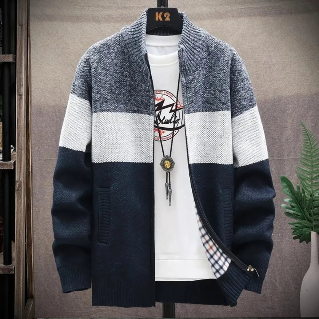 Cardigan aus weichem Samt